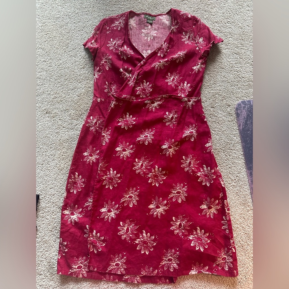 Eddie bauer red maxi dress